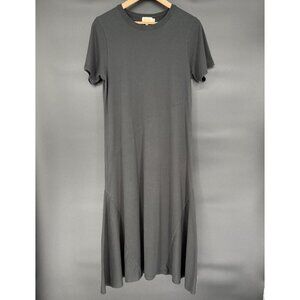 Nation Ltd Evereve Eileen T-shirt Dress M Black 100% Organic Cotton Sustainable